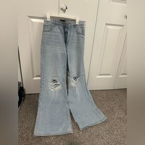 H&M Wide Leg Boot Cut Jeans size 8
